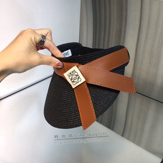 LOEWE新品女士帽子 羅意威可折疊空頂帽  mm1507
